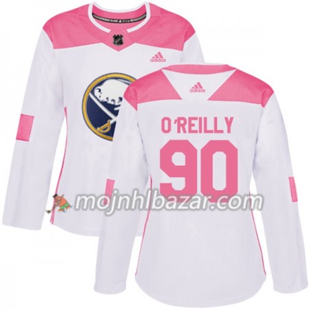 Dresovi Buffalo Sabres Ryan OReilly 90 Adidas 2017-2018 Bijela Narančasta Fashion Authentic - Ženska